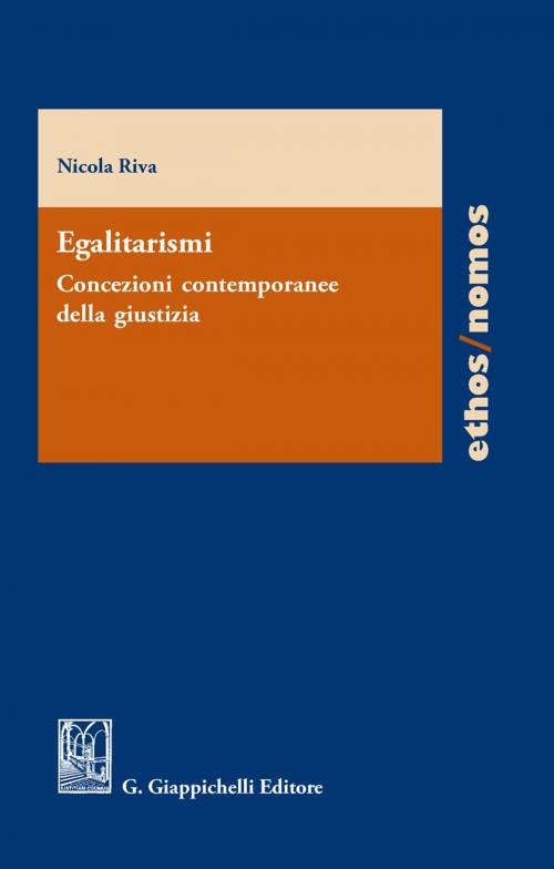 Cover of the book Egalitarismi by Nicola Riva, Giappichelli Editore