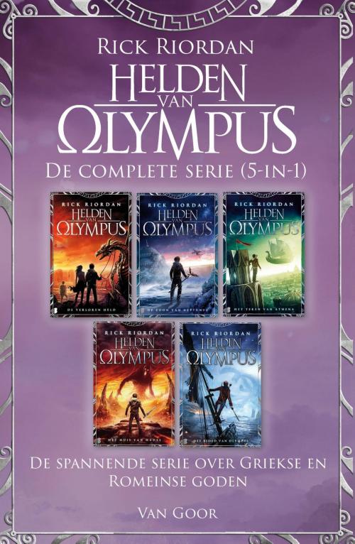 Cover of the book De helden van Olympus - De complete serie (5-in-1) by Rick Riordan, Uitgeverij Unieboek | Het Spectrum