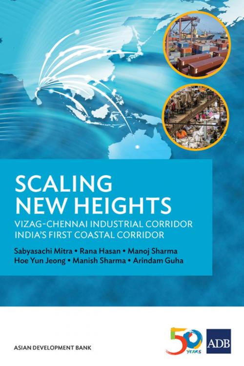 Cover of the book Scaling New Heights by Sabyasachi Mitra, Rana Hasan, Manoj Sharma, Hoe Yun Jeong, Manish Sharma, Arindam Guha, Asian Development Bank