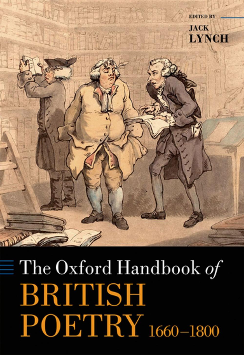 Big bigCover of The Oxford Handbook of British Poetry, 1660-1800