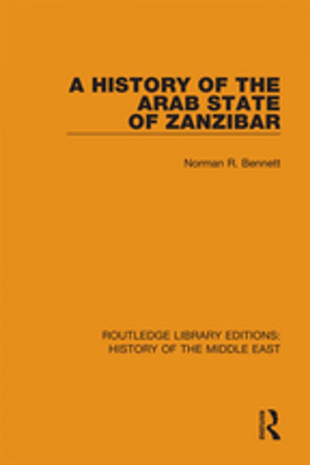 Big bigCover of A History of the Arab State of Zanzibar