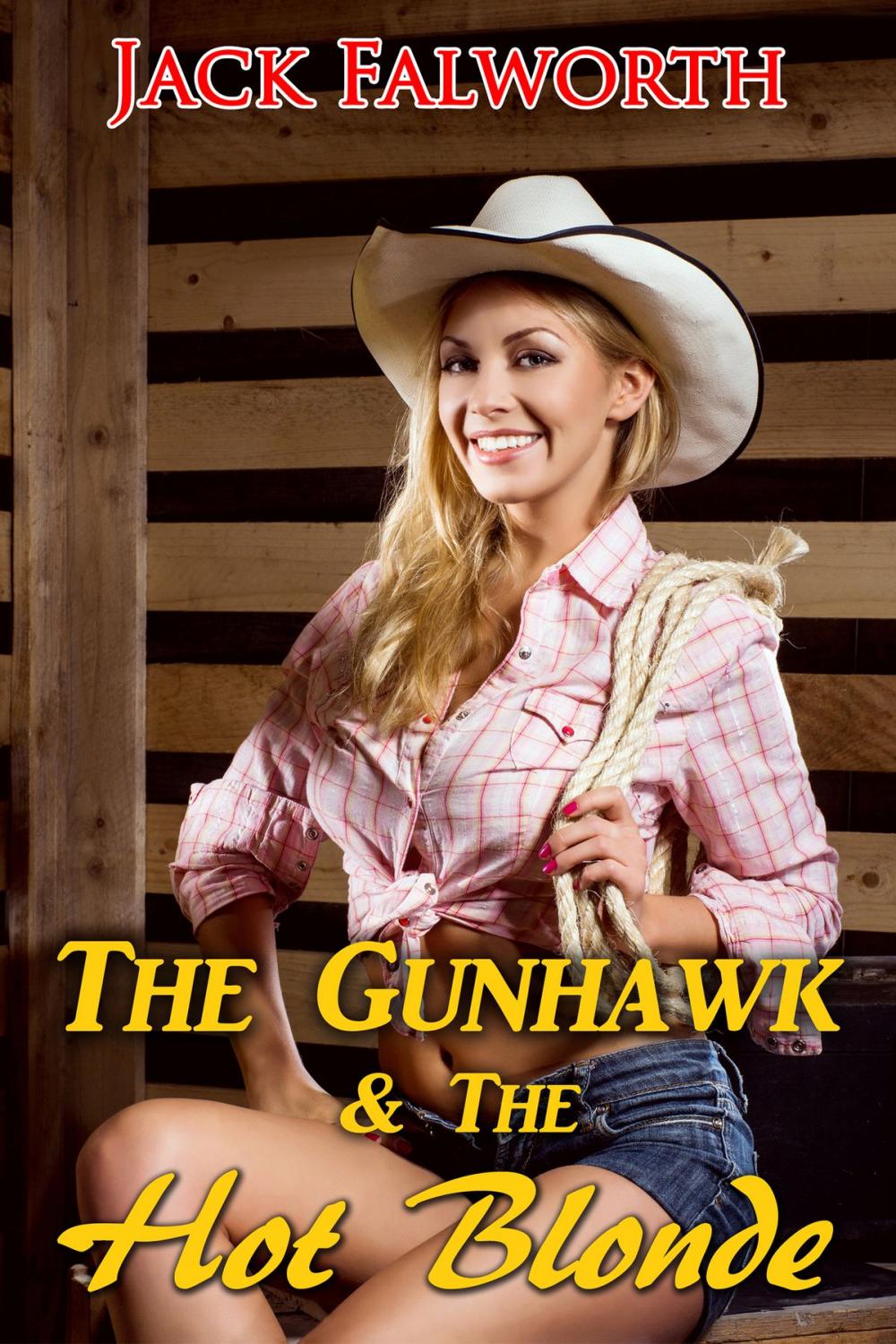 Big bigCover of The Gunhawk and the Hot Blonde