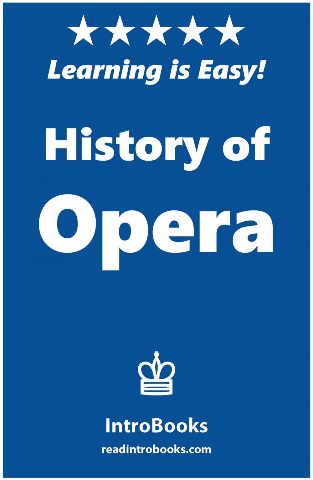 Big bigCover of History of Opera