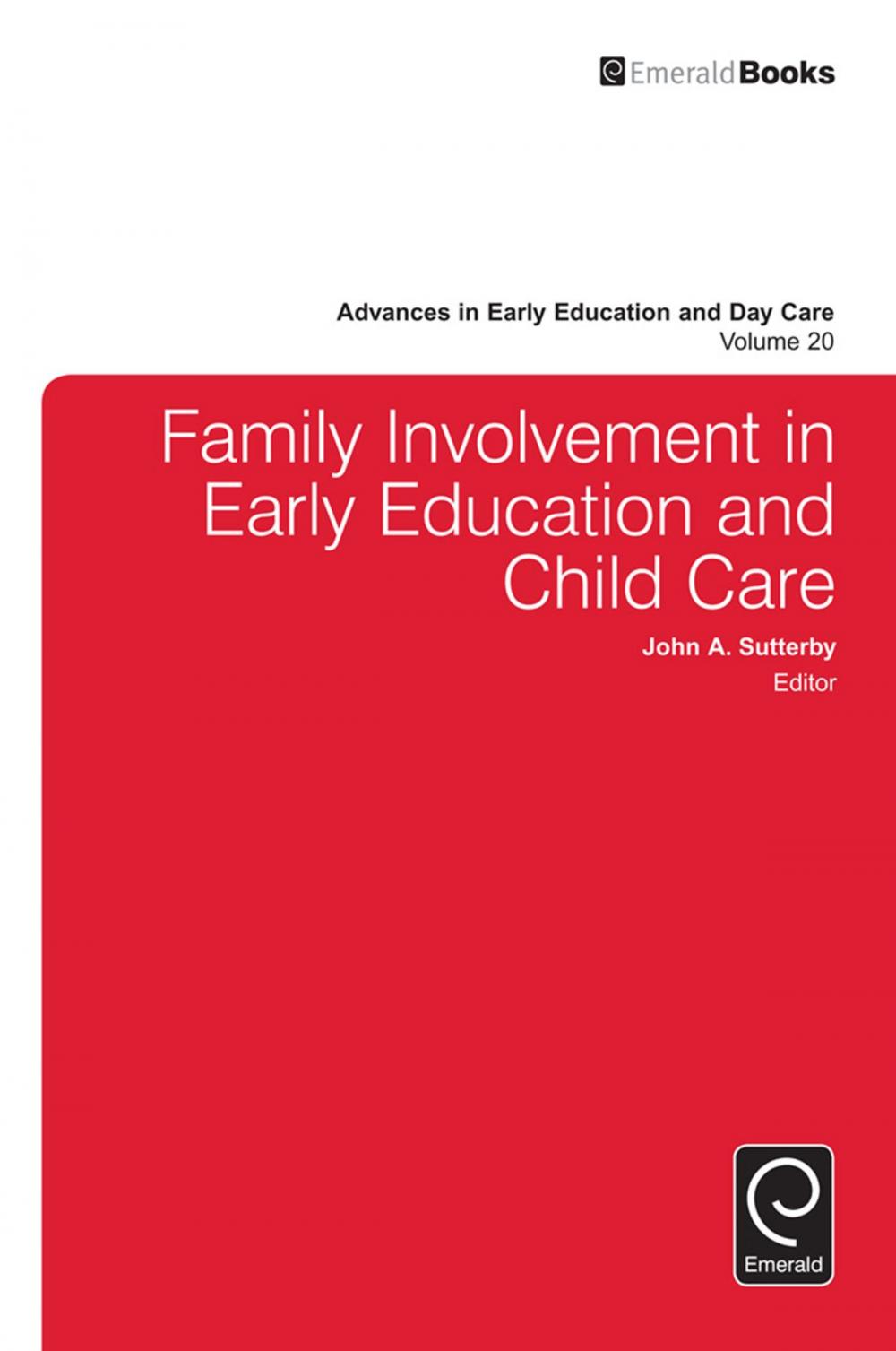 Big bigCover of Family Involvement in Early Education and Child Care