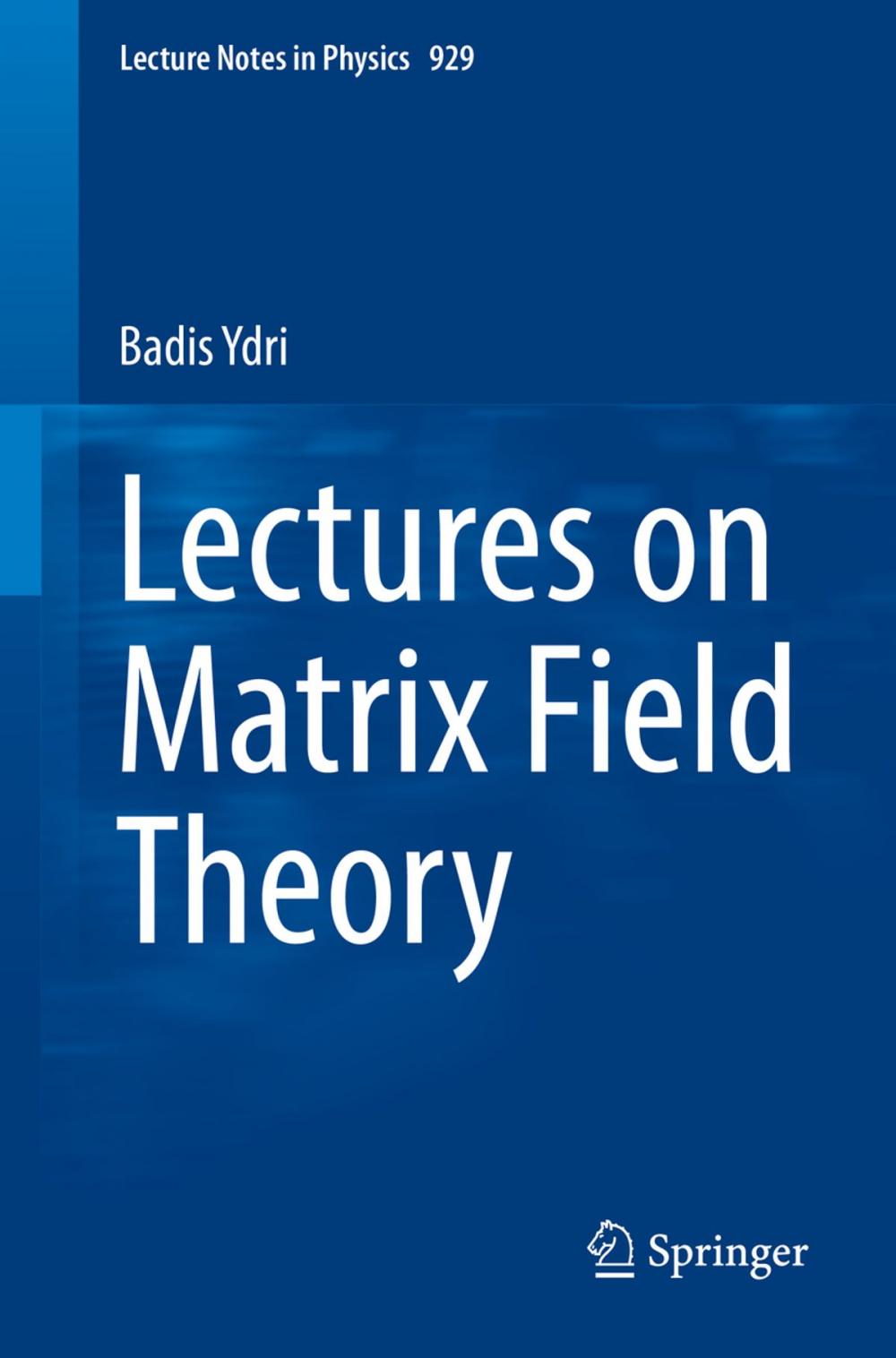 Big bigCover of Lectures on Matrix Field Theory