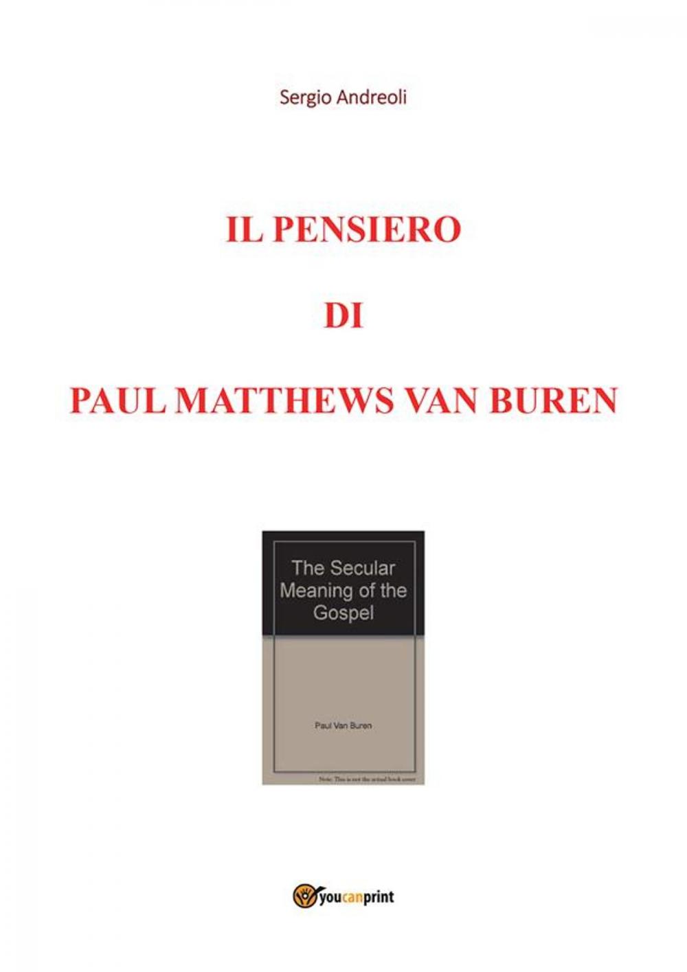 Big bigCover of Il pensiero di Paul Matthews Van Buren