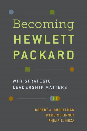 Book cover of Becoming Hewlett Packard