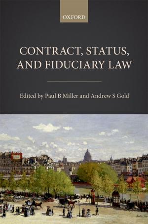 Cover of the book Contract, Status, and Fiduciary Law by James Fulcher
