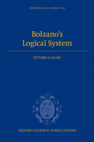Cover of the book Bolzano's Logical System by Adrian North, David Hargreaves