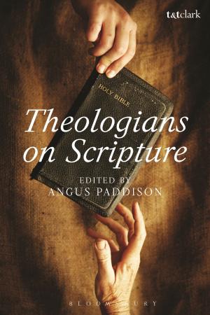 Cover of the book Theologians on Scripture by Dr. William Horbury