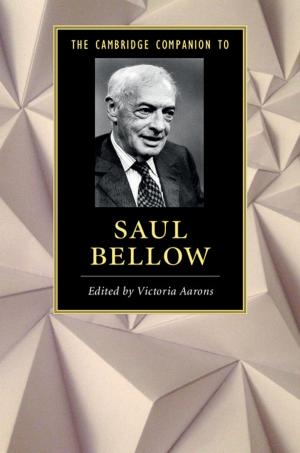 Cover of the book The Cambridge Companion to Saul Bellow by Kazutaka Inamura