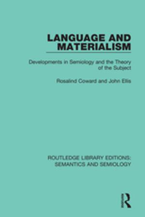 Cover of the book Language and Materialism by Boris Vormann