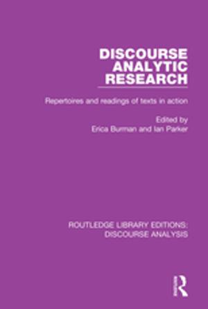 Cover of the book Discourse Analytic Research by Weng Eang Cheong