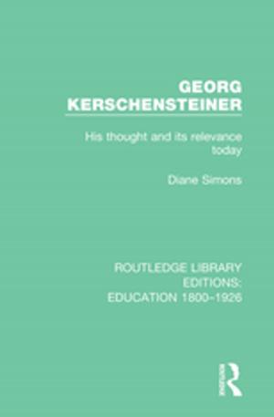 Cover of the book Georg Kerschensteiner by Barry J. Blake