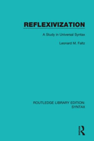 Cover of the book Reflexivization by Pat Otwell