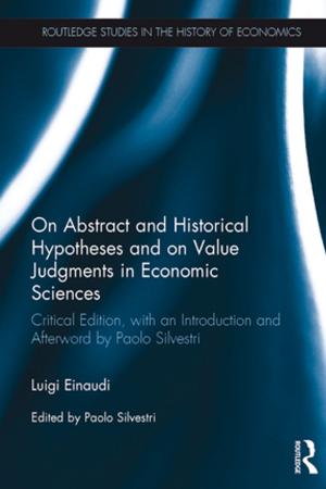 Cover of the book On Abstract and Historical Hypotheses and on Value Judgments in Economic Sciences by Peter W. Edbury