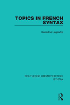 Cover of the book Topics in French Syntax by Mike Press, Rachel Cooper