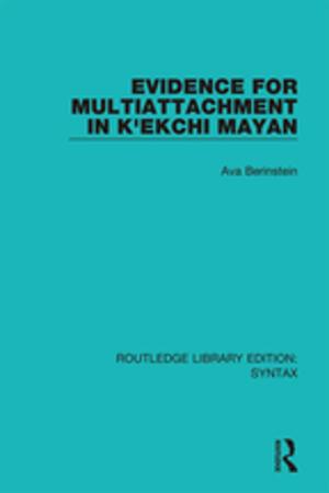 Cover of the book Evidence for Multiattachment in K'ekchi Mayan by Jonathan Doherty, Peter Brennan