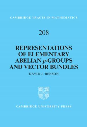 Cover of the book Representations of Elementary Abelian p-Groups and Vector Bundles by 