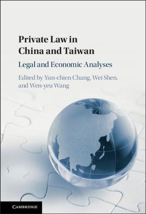Cover of the book Private Law in China and Taiwan by Christian de Perthuis