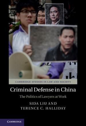 Cover of the book Criminal Defense in China by 