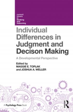 Cover of the book Individual Differences in Judgement and Decision-Making by John A. Turner