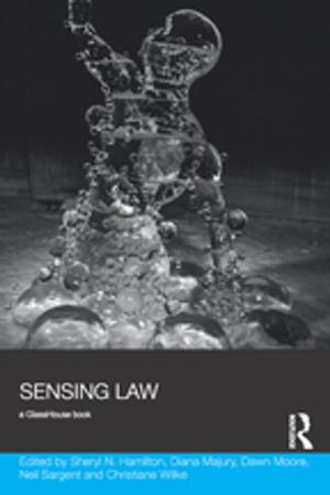 Cover of the book Sensing Law by Marie-Claire Cordonier Segger