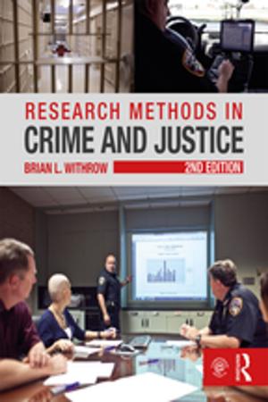 Cover of the book Research Methods in Crime and Justice by R. Keith Sawyer