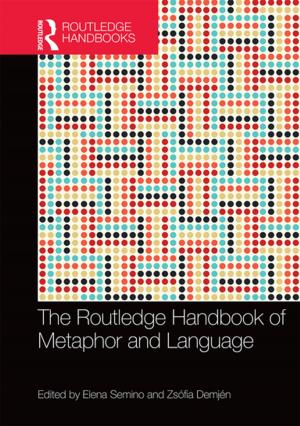 Cover of the book The Routledge Handbook of Metaphor and Language by Nicholas Attfield, Ben Winters