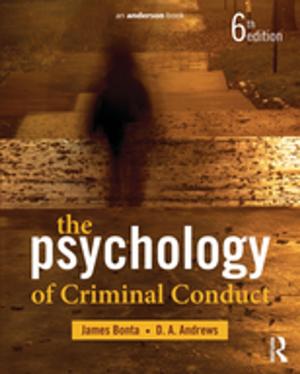 Cover of the book The Psychology of Criminal Conduct by R J Halliday, R. J. Halliday