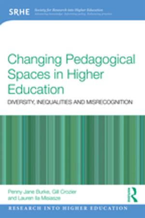 Book cover of Changing Pedagogical Spaces in Higher Education