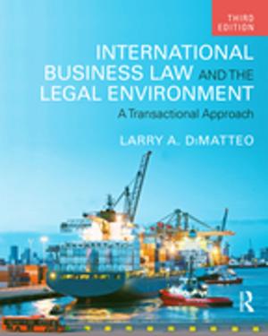 Cover of the book International Business Law and the Legal Environment by Barry Mason