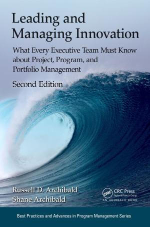 Cover of the book Leading and Managing Innovation by Tom Denton