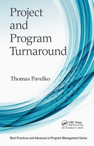 Cover of the book Project and Program Turnaround by Patrick H. Bond, Peter K. Brown