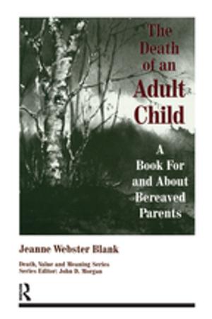 Cover of the book The Death of an Adult Child by Suzanne Fraser, Kate Seear