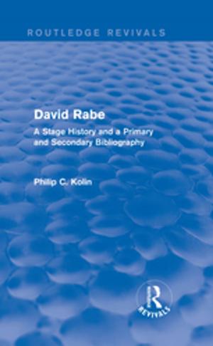 Book cover of Routledge Revivals: David Rabe (1988)