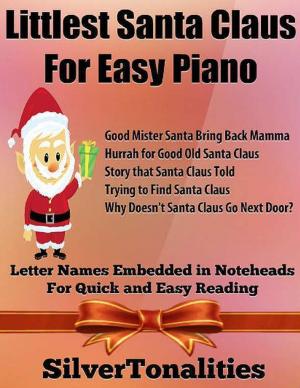 Book cover of Littlest Santa Claus for Easy Piano