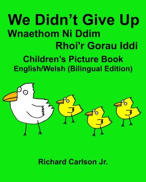 Book cover of We Didn’t Give Up Wnaethom Ni Ddim Rhoi’r Gorau Iddi : Children's Picture Book English-Welsh (Bilingual Edition)