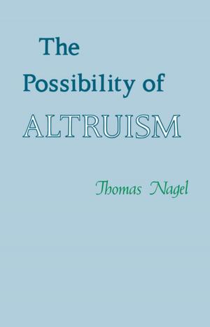 Cover of the book The Possibility of Altruism by Jelle Zeilinga de Boer, Donald Theodore Sanders