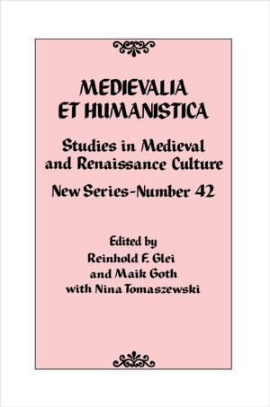 Cover of the book Medievalia et Humanistica, No. 42 by Marlena Spieler