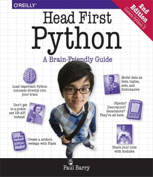Cover of the book Head First Python by Bruce W. Perry