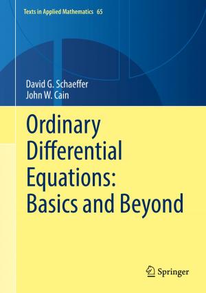Cover of the book Ordinary Differential Equations: Basics and Beyond by Luciano L'Abate, Mario Cusinato, Eleonora Maino, Walter Colesso, Claudia Scilletta