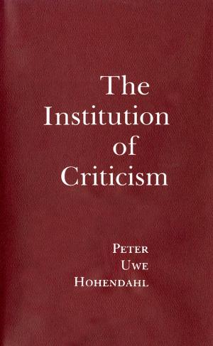 Cover of The Institution of Criticism