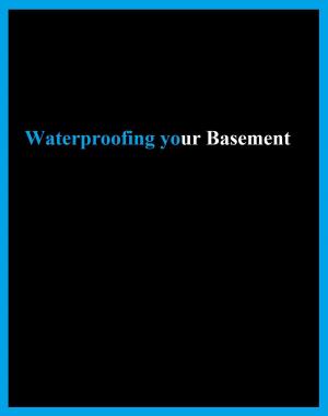 Cover of the book Waterproofing Your Basement by Chuck Solomon
