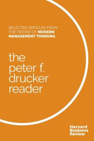 Cover of the book The Peter F. Drucker Reader by Peter Weill, Marianne Broadbent