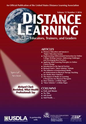 Cover of the book Distance Learning Issue by René AntropGonzález