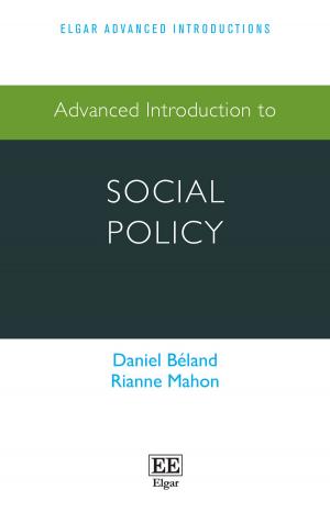 Cover of Advanced introduction to Social Policy