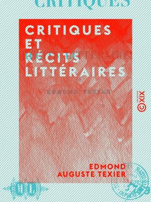 Cover of the book Critiques et Récits littéraires by Eugène Talbot