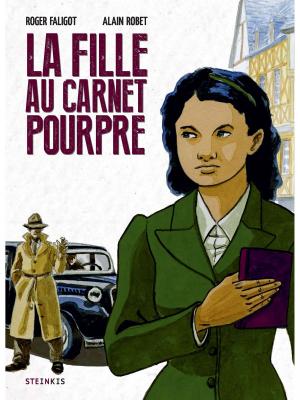 Cover of the book La fille au carnet pourpre by Sylvain Bourrieres, Laureen Bouyssou