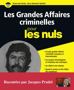 Cover of the book Les grandes affaires criminelles pour les Nuls by Carole NITSCHE, Dr Arnaud COCAUL